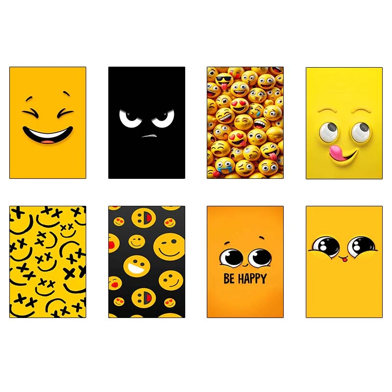 پوستر کارنيکا طرح ایموجی کد 15122 مجموعه 8 عددی