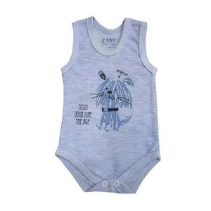 بادی آستین کوتاه نوزادی مدل nino