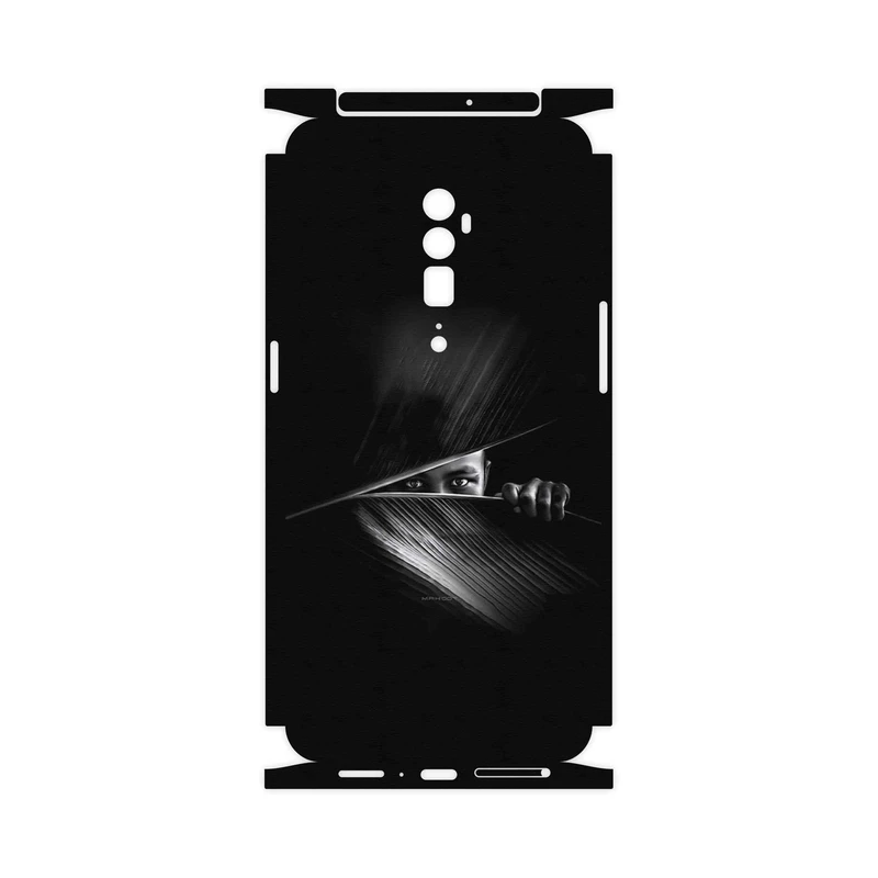 برچسب پوششی ماهوت مدل Black Portrait-FullSkin مناسب برای گوشی موبایل اپو RENO 10X