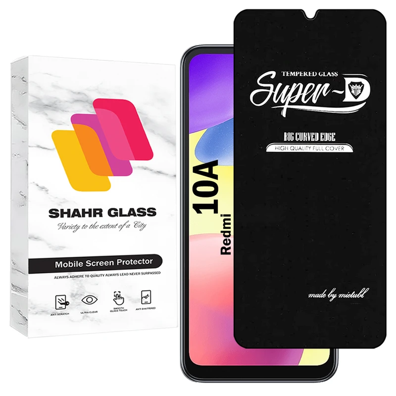 محافظ صفحه نمایش شهر گلس مدل SUPERDNSH مناسب برای گوشی موبایل شیائومی Redmi 10A