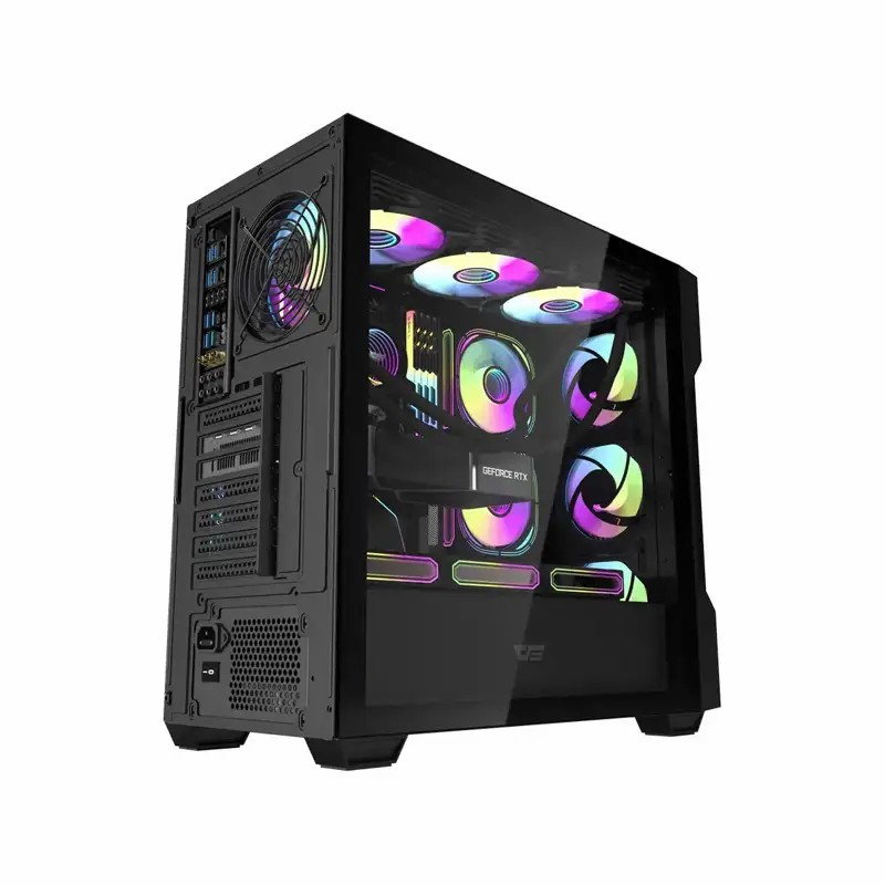 کیس کامپیوتر گیمینگ دارک فلش مدل DS900 Mesh ATX Black