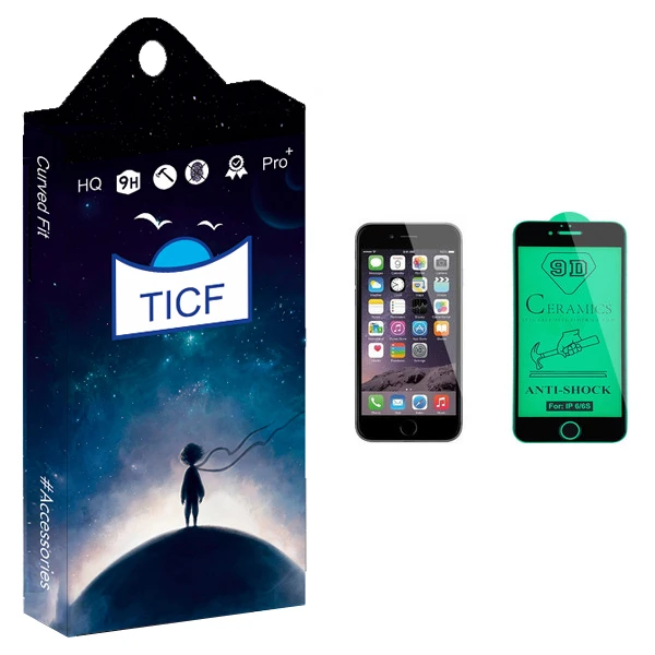 محافظ صفحه نمایش سرامیکی تی ای سی اف مدل +HD مناسب برای گوشی موبایل اپل iPhone 6