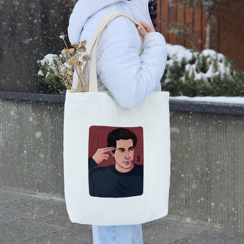 ساک خرید خندالو مدل راس سریال فرندز کد 7915