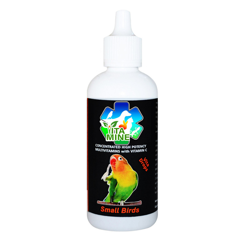 محلول مولتی ویتامین پرندگان کوچک ویتاماین مدل SMLBRD حجم 60 میلی لیتر