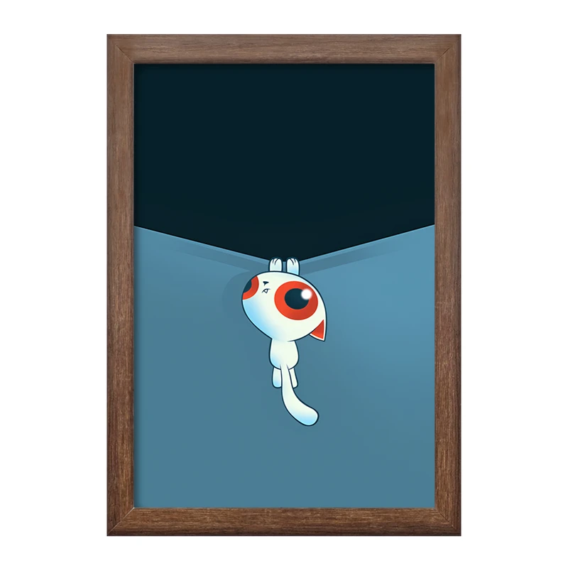 تابلو خندالو طرح گربه (Cat) کد F3400