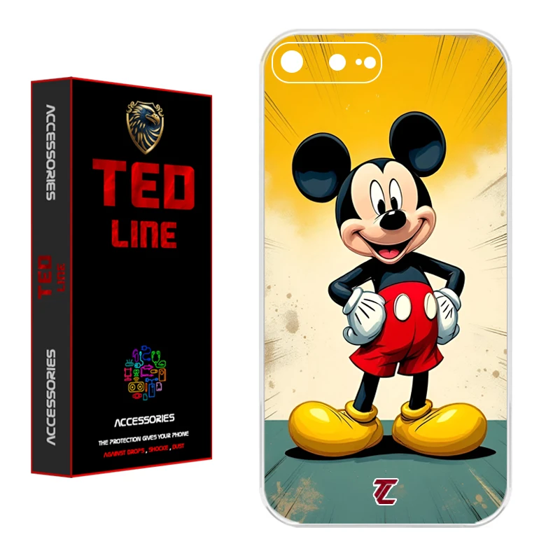 کاور تدلاین طرح میکی موس کد 1144 مناسب برای گوشی موبایل اپل Iphone 7 Plus / 8 Plus