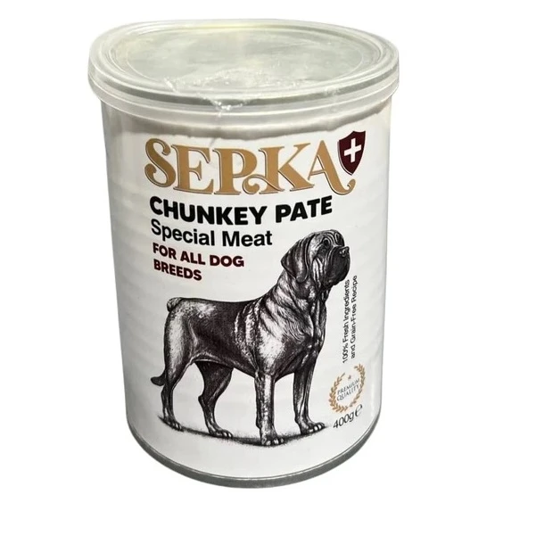 کنسرو غذای سگ سپکا مدل چانک طعم گوشت وزن 400 گرم