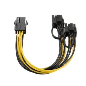  کابل برق کارت گرافیک 6 پین به 2+6 پین مدل PCLe662