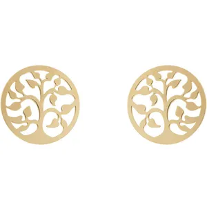 گوشواره طلا 18 عیار زنانه الن نار مدل 0704