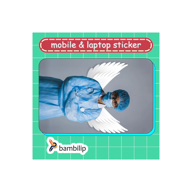 استیکر بامبیلیپ مدل کارت عابر طرح پرستار کد 7339034