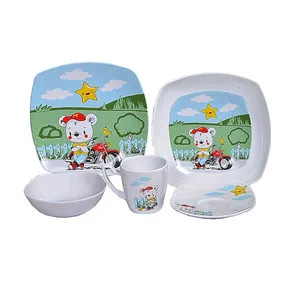 سرویس غذا خوری 5 تکه کودک مدل موتور