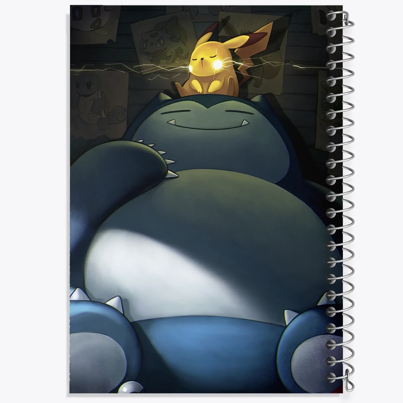 دفتر ژورنال نویسی 50 برگ خندالو مدل نقطه ای طرح انیمه پوکمون کد N4925
