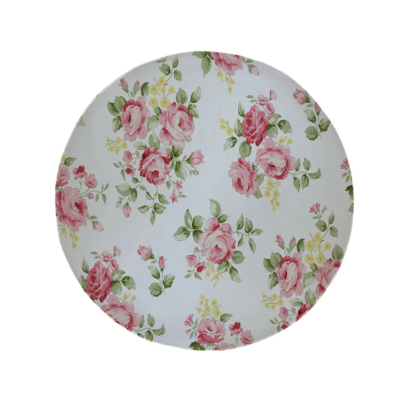 پادری مدل دایره طرح گل کد 5921 سایز 90 × 90 سانتی متر 