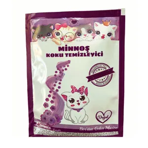 پودر خوشبو کننده خاک گربه مینوش مدل Lavender وزن 135 گرم بسته 5 عددی