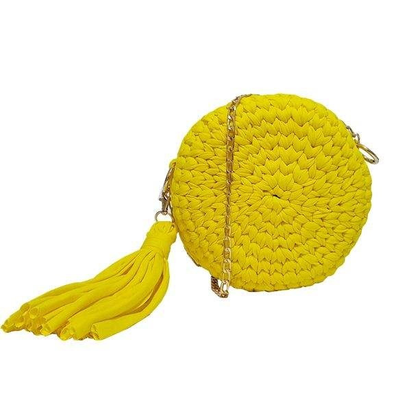 کیف بافتنی مدل ماکارون کد 0154