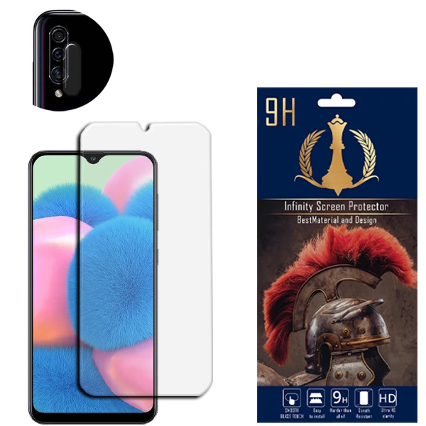   محافظ لنز دوربین اینفینیتی مدل PRO MAX مناسب برای گوشی موبایل سامسونگ Galaxy A30S به همراه محافظ صفحه نمایش