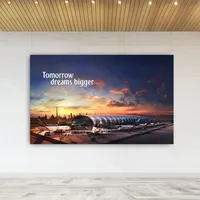 استیکر طرح فرودگاه هواپیما مدل SDA306 