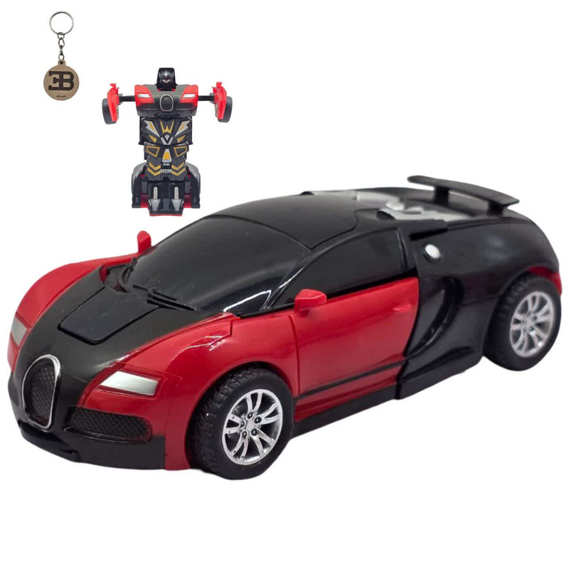 ماشین بازی ناب سل مدل بوگاتی تبدیل شونده Bugatti Naab001 همراه با جاسوییچی 