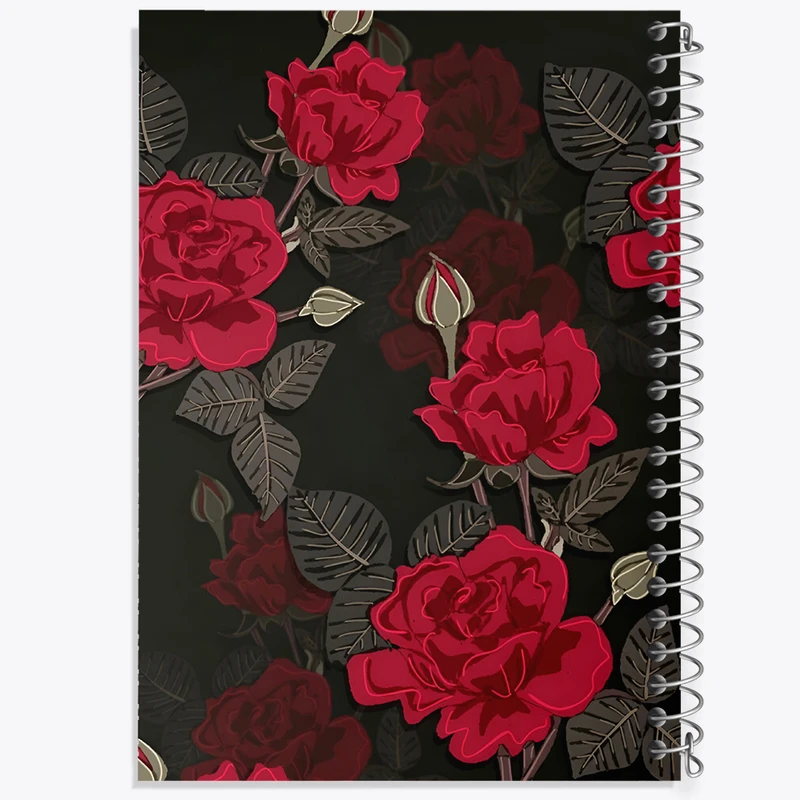 دفتر مشق 100 برگ خندالو طرح گل گلی کد N5313