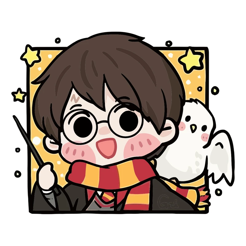 برچسب لپ تاپ پویا مارکت طرح هری پاتر کد 2564