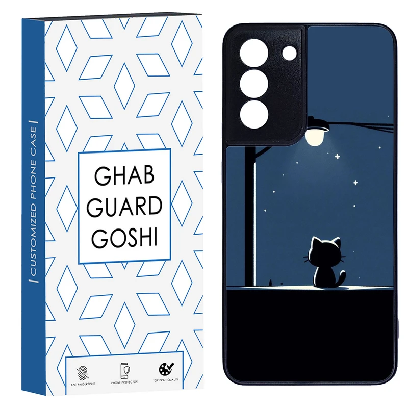 کاور قاب گارد گوشی طرح گربه کد TPU-189 مناسب برای گوشی موبایل سامسونگ Galaxy S21 fe