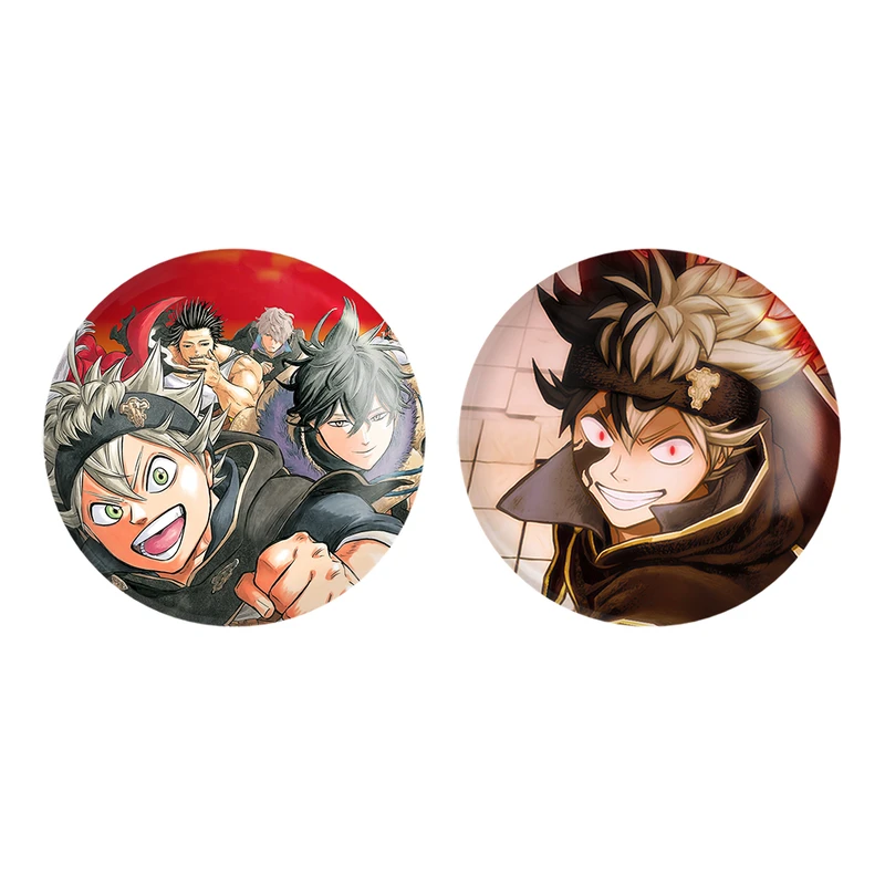 مگنت خندالو طرح آستا انیمه Black Clover کد 1172611717 مجموعه 2 عددی