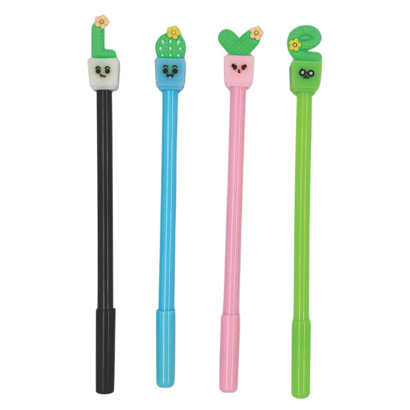 روان نویس مدل LOVE طرح کاکتوس بسته 4 عددی