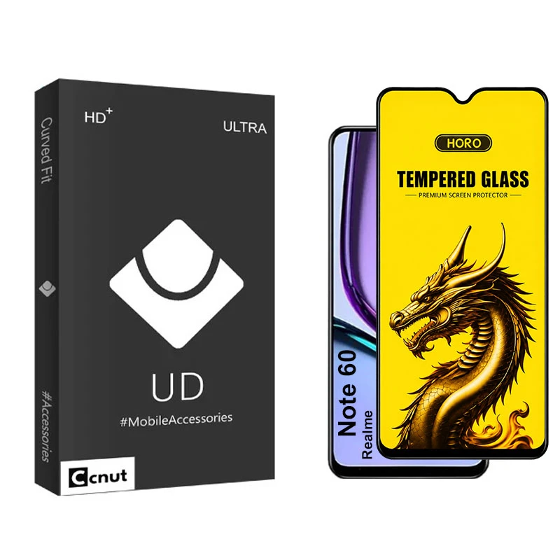 محافظ صفحه نمایش شیشه ای کوکونات مدل YHoro-UDB مناسب برای گوشی موبایل ریلمی Note 60