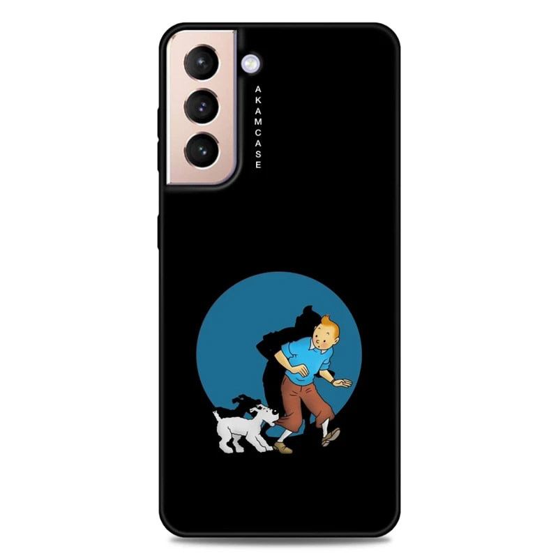 کاور آکام مدل AMC-WSGS21P-TINTIN-16 مناسب برای گوشی موبایل سامسونگ Galaxy S21 Plus