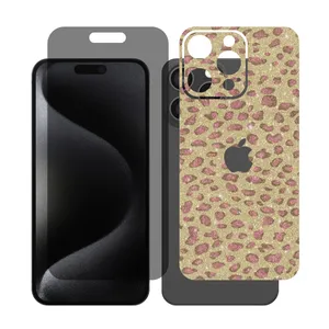 Glass Together model Privacy Screen Protector Suitable for Apple iPhone 16 Pro Max Mobile Phone with Back cover sticker