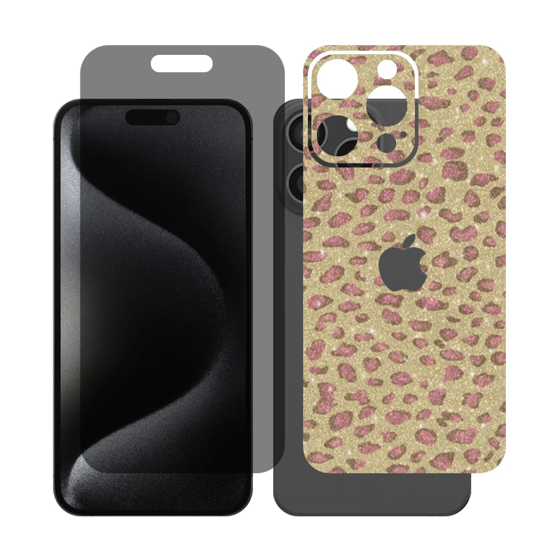 محافظ صفحه نمایش حریم شخصی گلس مدل Together مناسب برای گوشی موبایل اپل iPhone 15 Pro Max به همراه برچسب پوششی پشت گوشی