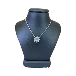 گردنبند نقره زنانه مدل ستاره تک نگین کد 29633