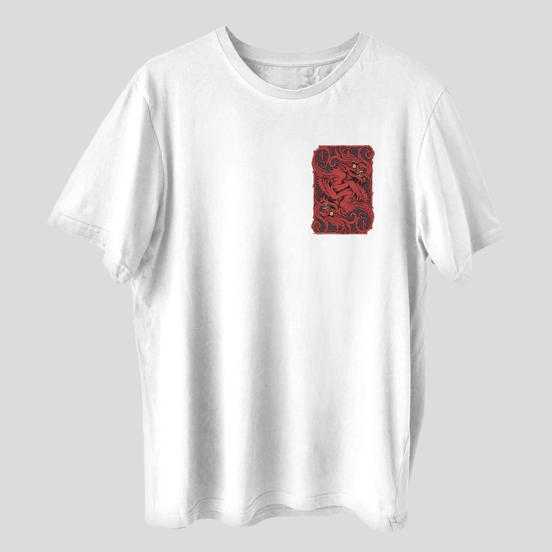 تی شرت آستین کوتاه مردانه مدل اژدها ژاپنی کد anm229