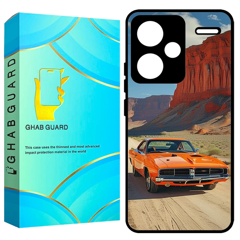 کاور قاب گارد طرح ماشین مدل GCHPN13PL مناسب برای گوشی موبایل شیائومی Redmi Note 13 Pro Plus