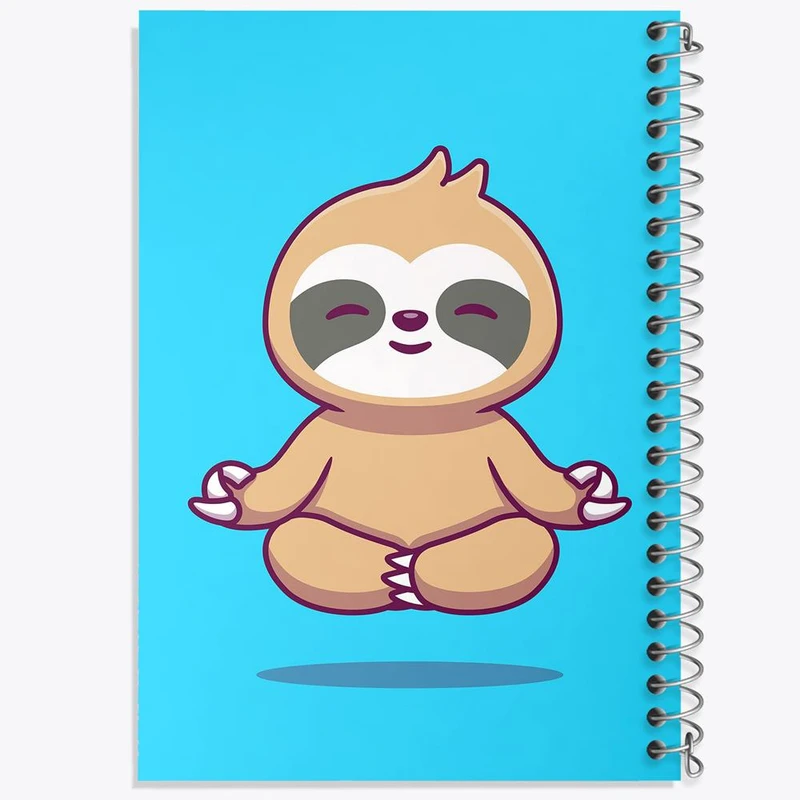 دفتر نقاشی 50 برگ خندالو مدل تنبل کد 26194