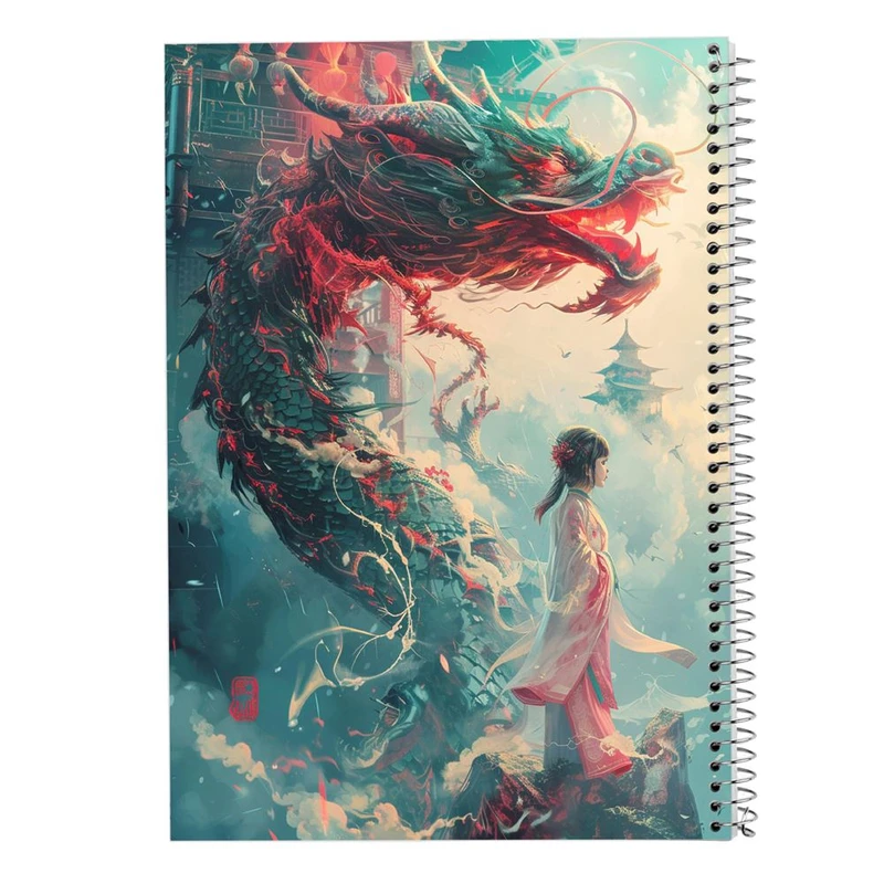 دفتر نقاشی 50 برگ مدوپد مدل اژدها کد DF16628