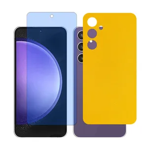 Glass Together model Matte Anti-blue Screen Protector Suitable for Samsung Galaxy A55 Mobile Phone with Back cover sticker
