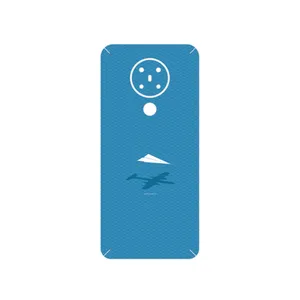 MAHOOT Minimal Paper Airplane Cover Sticker for Nokia 5.3