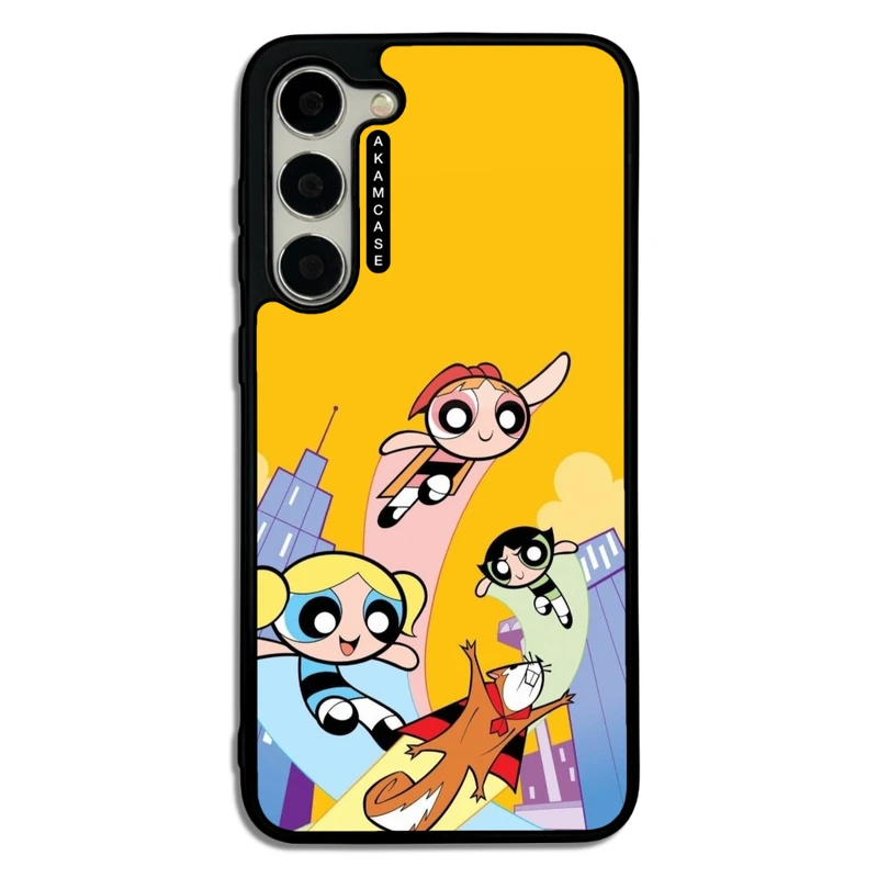 کاور آکام مدل AMCWSGS23P-POWER PUFF GIRLS7  مناسب برای گوشی موبایل سامسونگ Galaxy S23 Plus