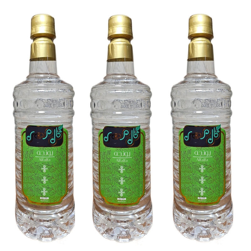 عرق یونجه گلمهر - 950 میلی لیتر بسته 3 عددی