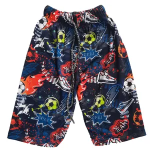 شلوارک پسرانه مدل فوتبالی