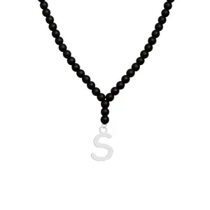 گردنبند نقره زنانه هایکا مدل حرف لاتین s کد n.ha1-82