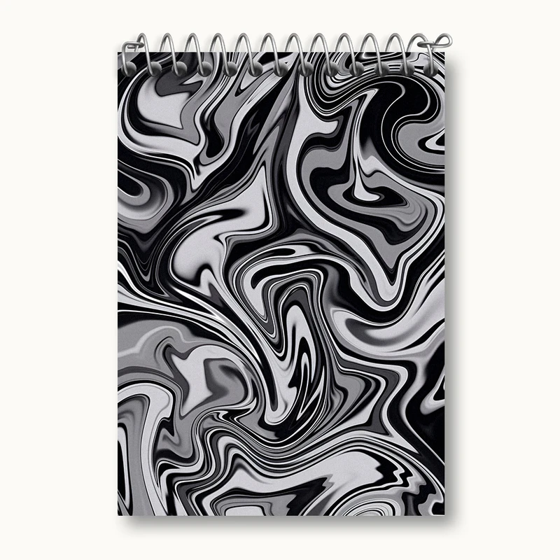 دفتر یادداشت 50 برگ خندالو طرح پترن فانتزی کد N2726