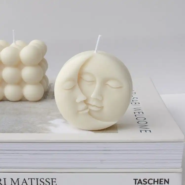 قالب شمع مدل ماه و خورشید