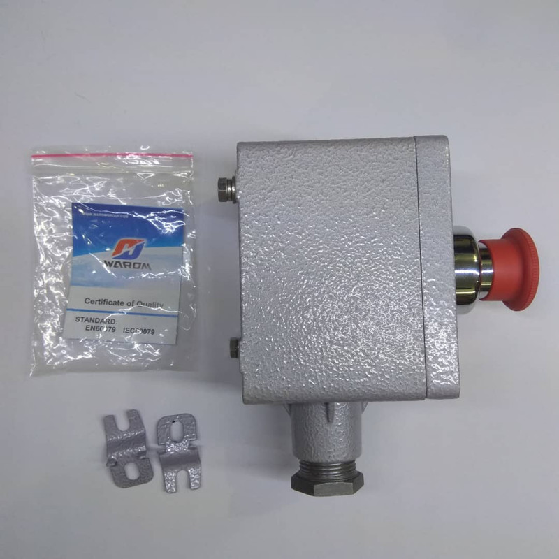 کلید قطع برق اضطراری وارم مدل EN60079 کلید قطع برق اضطراری وارم مدل EN60079