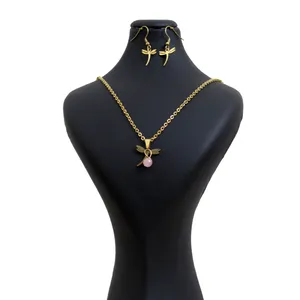 نیم ست زنانه طرح سنجاقک مدل S.13