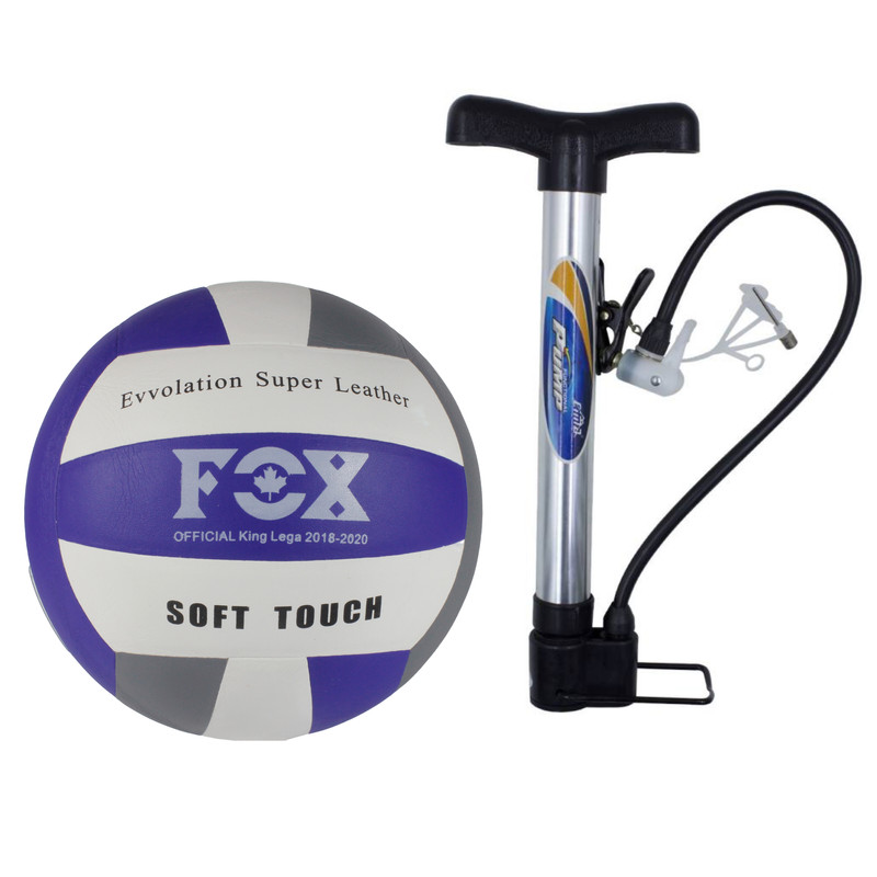 توپ والیبال فاکس مدل سافت تاچ به همراه تلمبه
