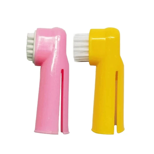 مسواک انگشتی دندان سگ و گربه مدل YL156 بسته 2 عددی