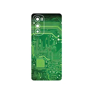 MAHOOT Green_Printed_Circuit_Board Cover Sticker for Motorola Edge 30