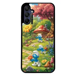 AKAM AMC-WSGA15-SMURFS-8 Cover For Samsung Galaxy A15